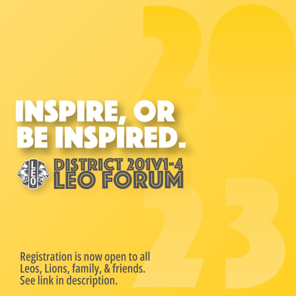 District Leo Forum, Leo Clubs Australia, Leo Clubs District 201V1-4, Lions Clubs Australia, Lions Clubs Victoria